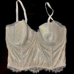 Victoria’s Secret gold bustier. Size 34B. Worn once